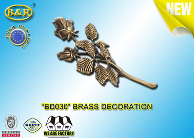 No le rose d'ottone BD030 bronzano la lega di rame materiale funerea di dimensione 23.5×11 cm della decorazione