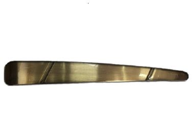 La bara d'ottone luminosa del metallo tratta gli accessori della bara di H062 Zamak 24×4cm