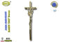 Incrocio di Zamak ed accessori funerei D007 55*17cm della decorazione in lega di zinco della bara della croce