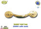 Dimensione di rame antica d'ottone antica 23.5*5 cm di rivestimento H040 dell'oro del metallo delle maniglie adulte della bara