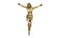decorazione cristiana BD021 della pietra tombale della croce di colore bronzeo di 290*220mm