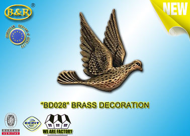 Lega di rame materiale di dimensione 10×10.5cm della decorazione della pietra tombale del piccione di REF. BD028 Brass