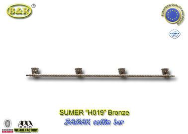 Riferimento nessun hardware lungo della bara del metallo della barra del cofanetto dello zinco dello zamak H019 di lunghezza 1,55 metri con 4 basi