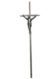 Gradui gli articoli funerei D064 di 64.5×17cm/la croce secondo la misura bara del ferro con Zamak Gesù
