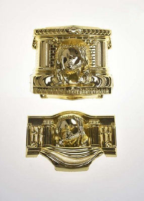 qualità  Gold Metaillzation Coffin Fittings / Casket Hinges C020 With Free Sample fabbrica