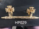 La bara di plastica della decorazione HP029 della bara tratta l'ottone o il rame dell'oro