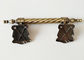 maniglie della bara del metallo del amak della barra H019 della bara del metallo con Antivari d'acciaio colore del bronzo dell'oggetto d'antiquariato di 9,5 x di 30 cm